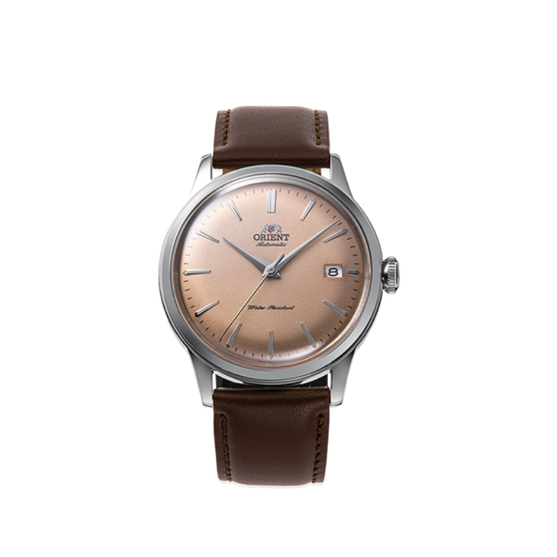 ORIENT Bambino: Mechanical Classic Watch, Leather Strap - 38.4mm (RA-AC0M15Y) Limited