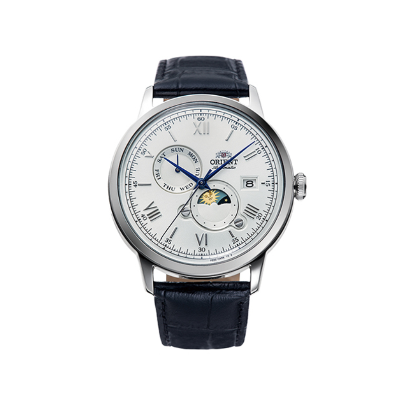 ORIENT Bambino: Mechanical Classic Watch, Leather Strap - 41.5mm (RA-AK0802S)