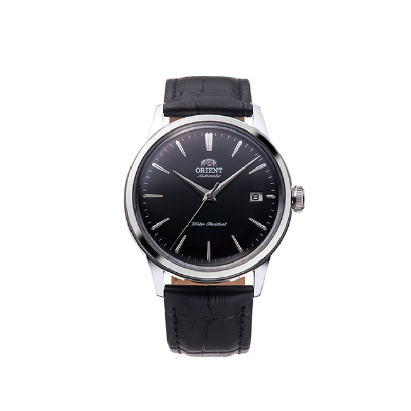 ORIENT Bambino: Mechanical Classic Watch, Leather Strap - 38.4mm (RA-AC0M02B)