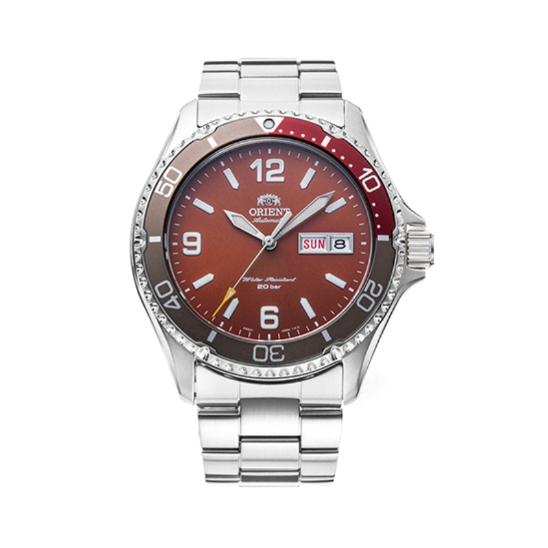 ORIENT: Mechanical Sports Watch, Metal Strap - 41.8mm (RA-AA0820R)