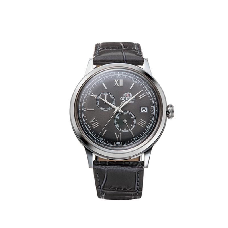 ORIENT Bambino: Mechanical Classic Watch, Leather Strap - 40.5mm (RA-AK0704N)