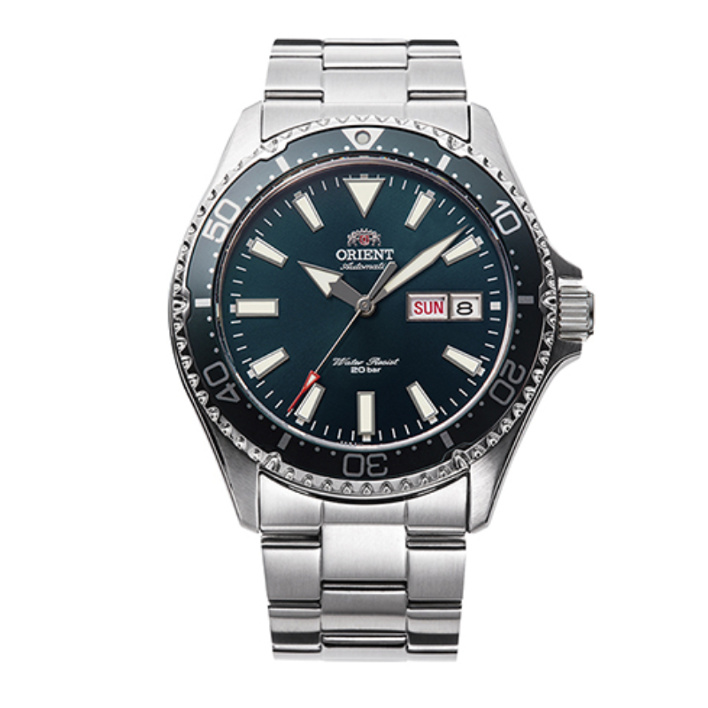 ORIENT Kanno: Mechanical Sports Watch, Metal Strap - 41.8mm (RA-AA0004E)